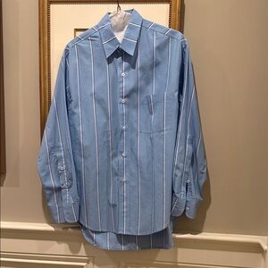 Citizens Of Humanity Blue Striped Blouse